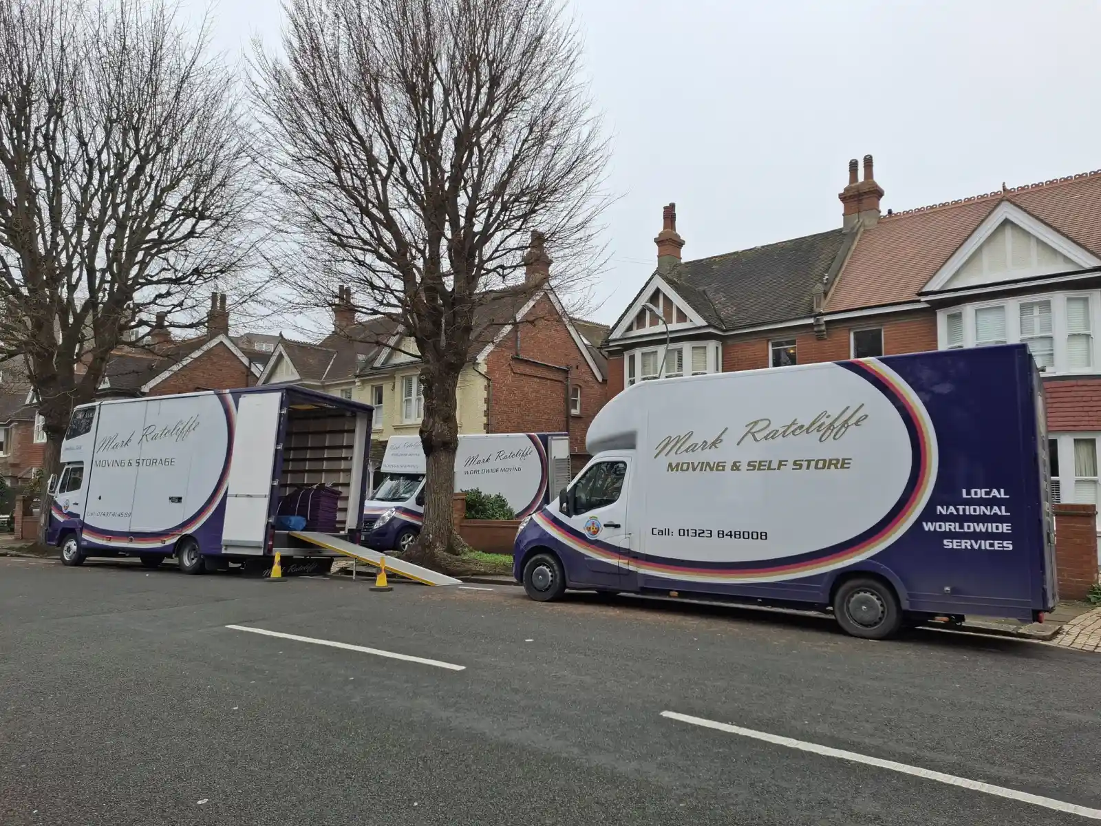 Mark Ratcliffe lorry loaded for a Hove to Petersfield removal