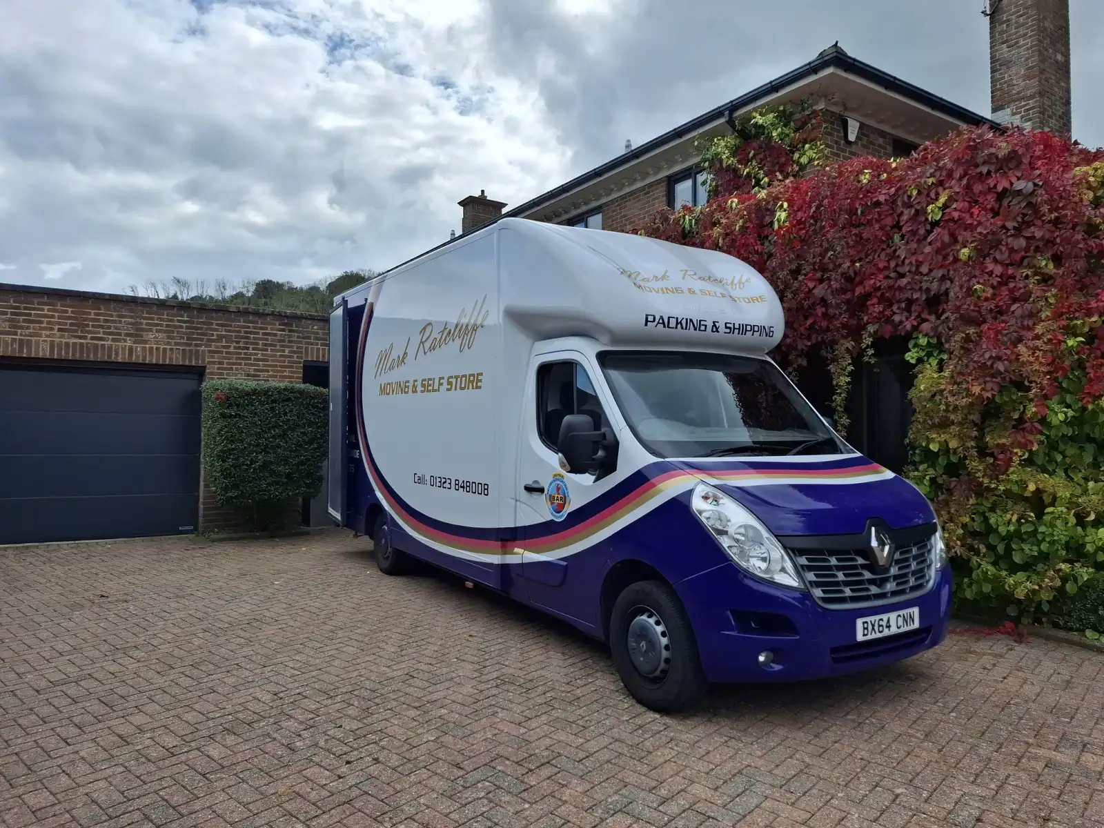 Mark Ratcliffe lorry on a long-distance Sussex to Ledbury removal